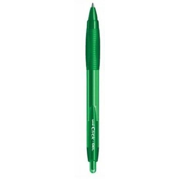 Stylo gel uni click 0.7mm vert