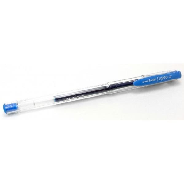 Stylo gell signo 0.7 bleu  UM100(07)