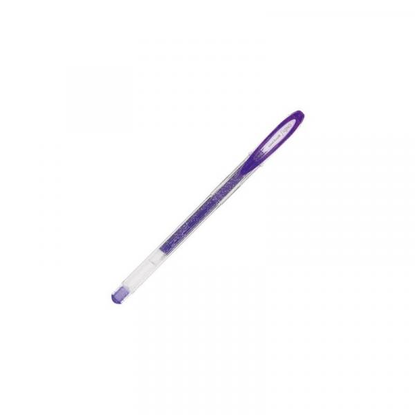 Stylo gel pailleté Signo UM120 Violet