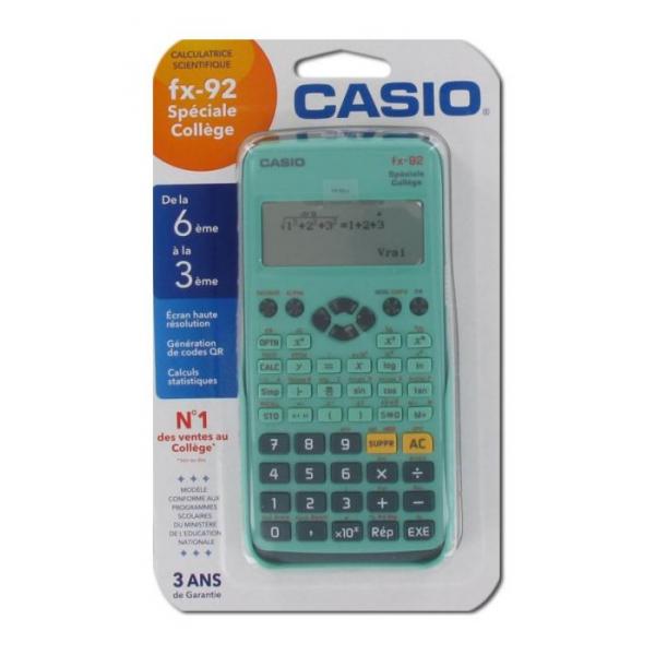 Calculatrice casio FX-92 collège