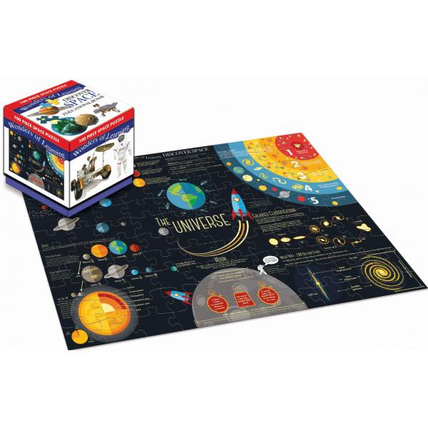 Wonders of Learning -100 Piece Puzzle Discover Space