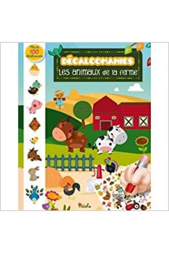 Décalcomanies -Les animaux de la Ferme