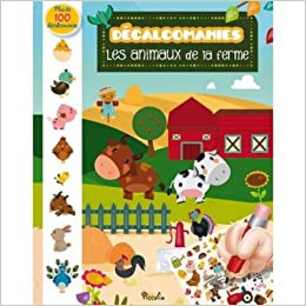 Décalcomanies -Les animaux de la Ferme
