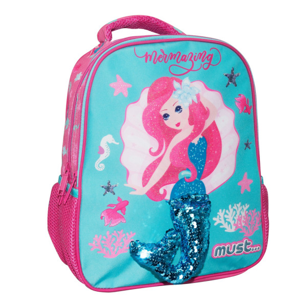 Sac a dos Must charmy 2 poches mermaid