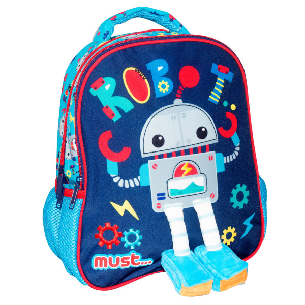 Sac a dos Must charmy 2 poches robot
