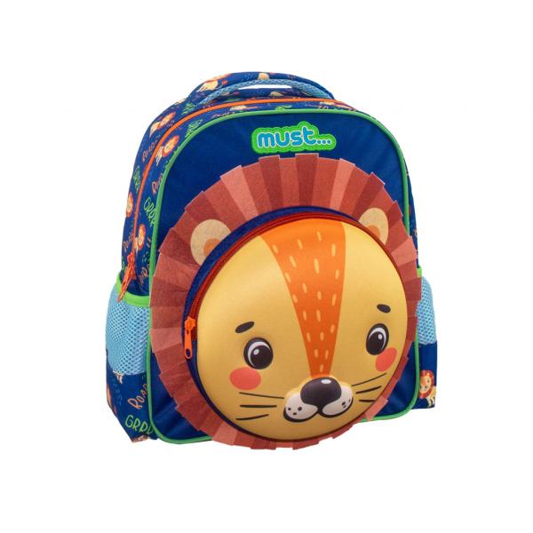 Sac a dos 3D Must 2 poches lion 