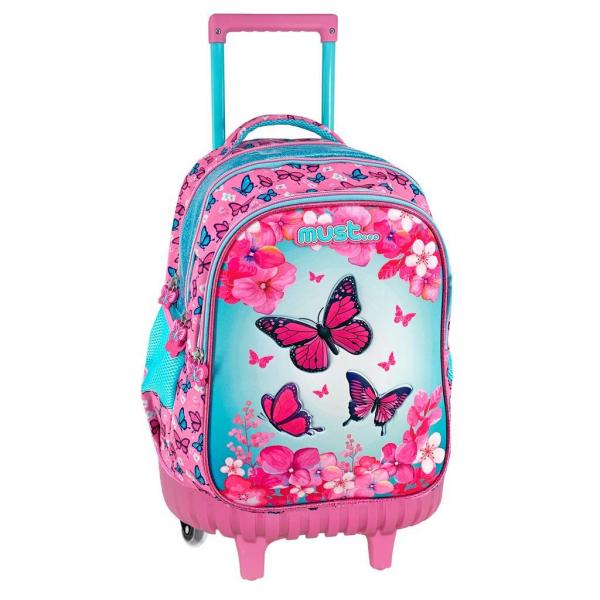 Sac a roulette Must 3 poches butterfly