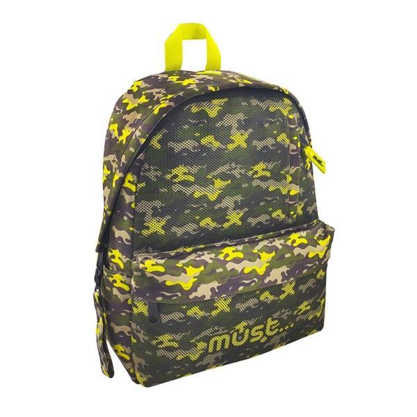 Sac a dos Must monochrome 900D rpet Army kaki/jaune 