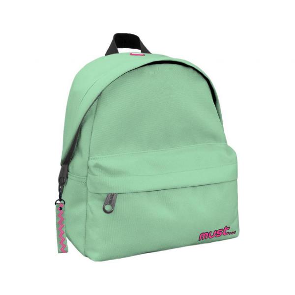  Sac a dos Must Monochrome 2 poches 900D rpet vert fluo