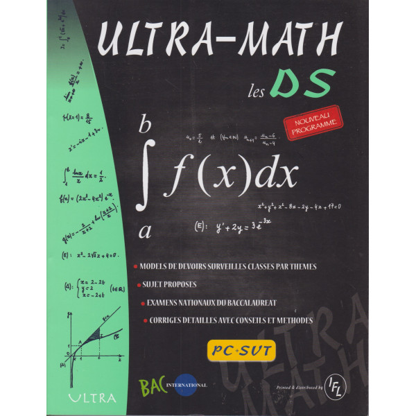 Ultra Math les DS PC+ SVT 2022