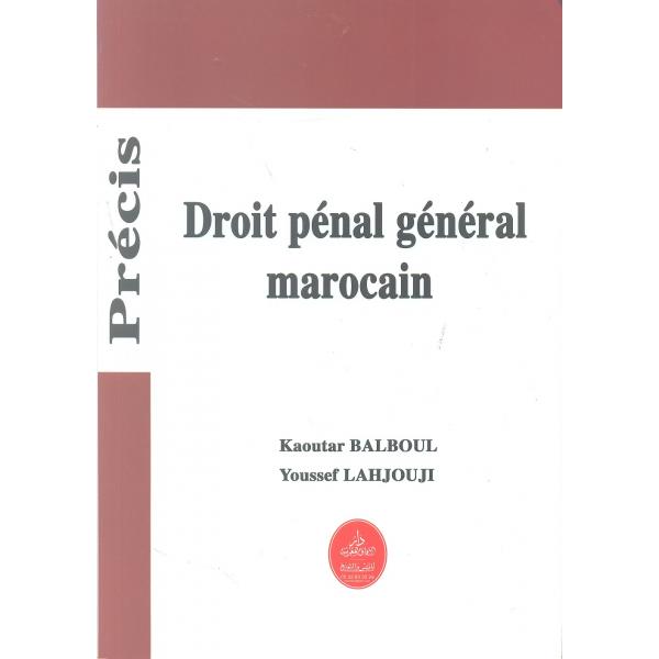 Précis droit pénal général Marocain