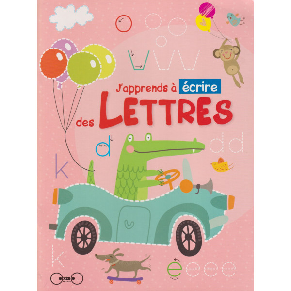 J'apprends a écrire -Des lettres crocodile