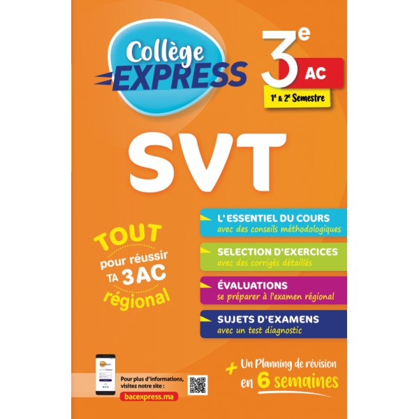 Collége Express SVT 3AC Régional 