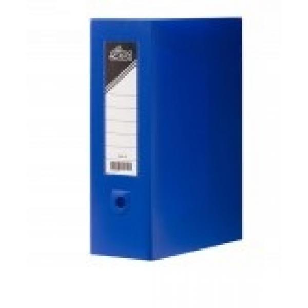 Boite archive plastique 32.5*24.5 polypro 10cm Bleu.M