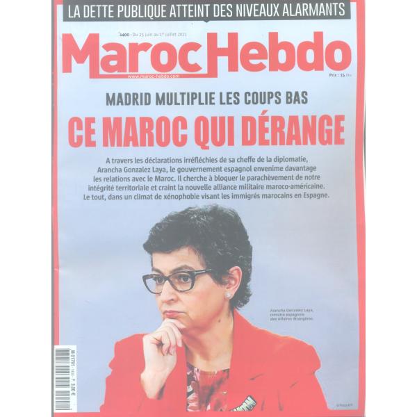  Maroc Hebdo magazine N°1400/2021