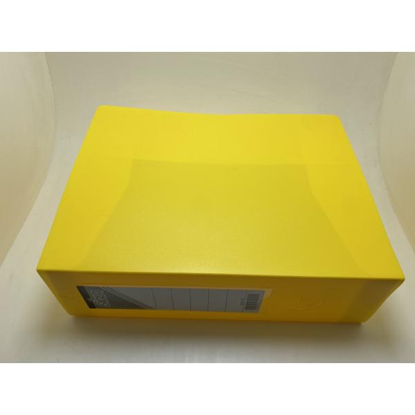  Boite archive plastique 32.5*24.5 polypro 10cm Jaune