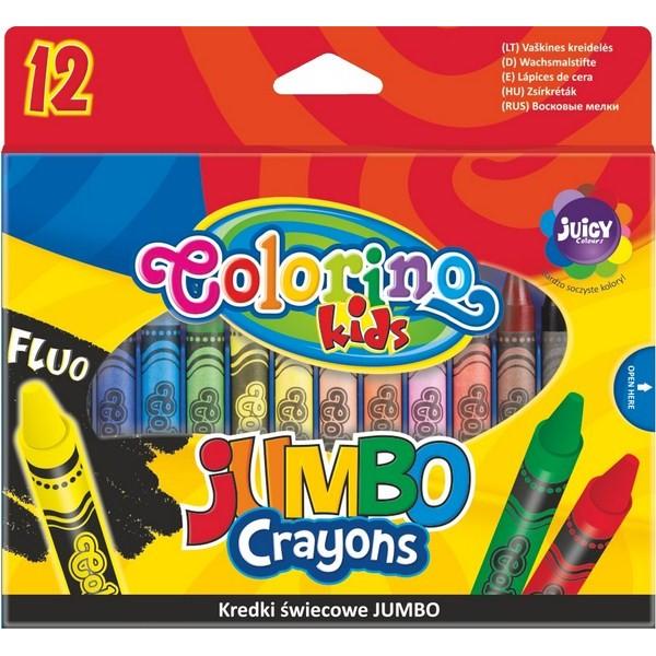 12 Crayons de cire jumbo round R32230PTR
