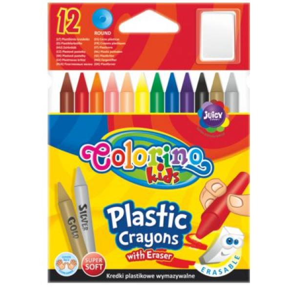 12 crayons cire plastiques 67331PTR
