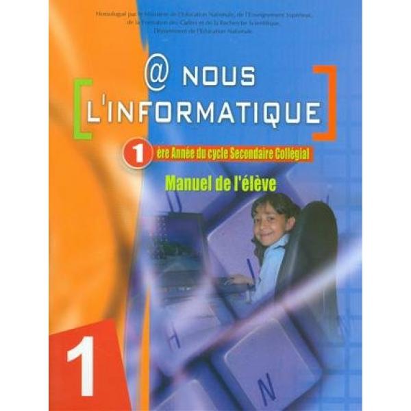 A nous l'informatique 1re Collége 2021