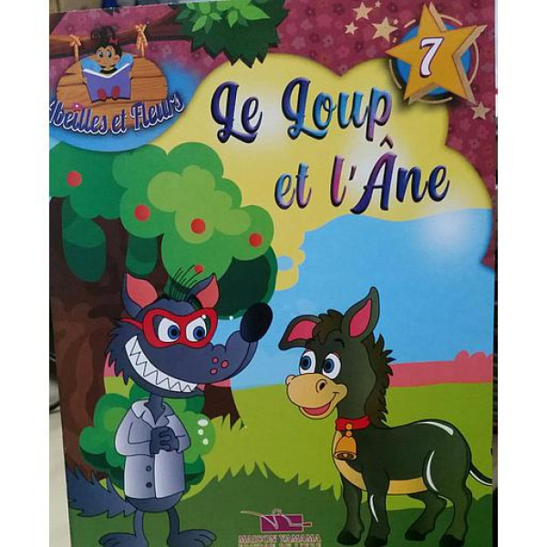 Abeilles et fleurs -Le Loup et L'Ane