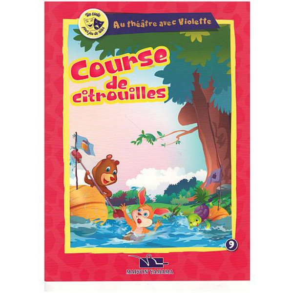 Au theatre avec violette -Course de citrouilles