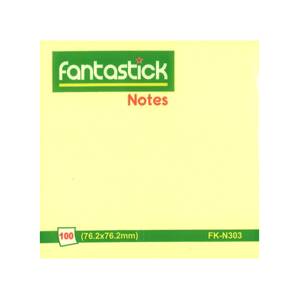 Colle notes 3*3 Jaune 