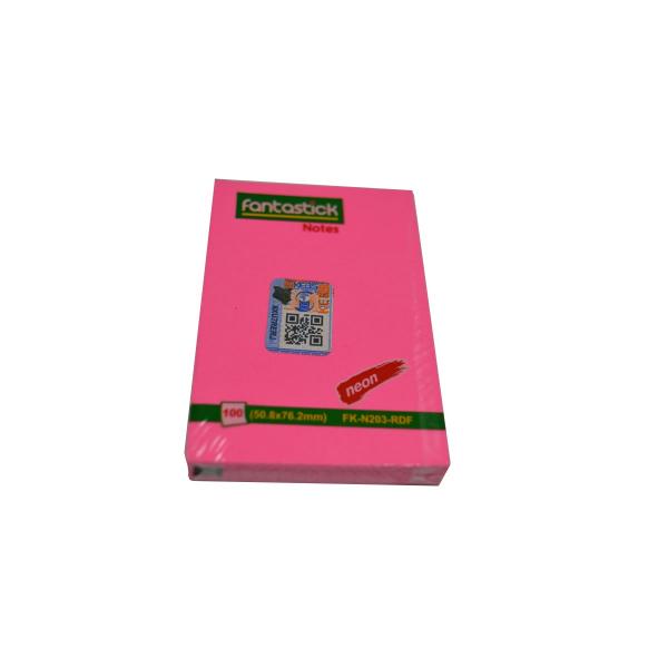 Colle notes 2*3 rose fluor