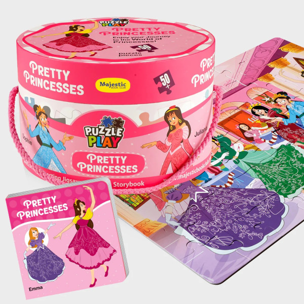 Coffret Puzzle play -Pretty princesses 