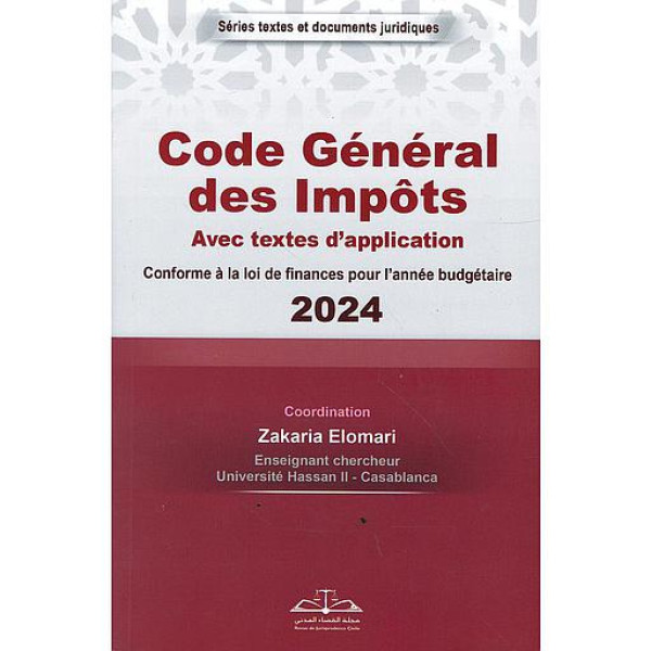 Code général des impôts avec textes d'application 2024