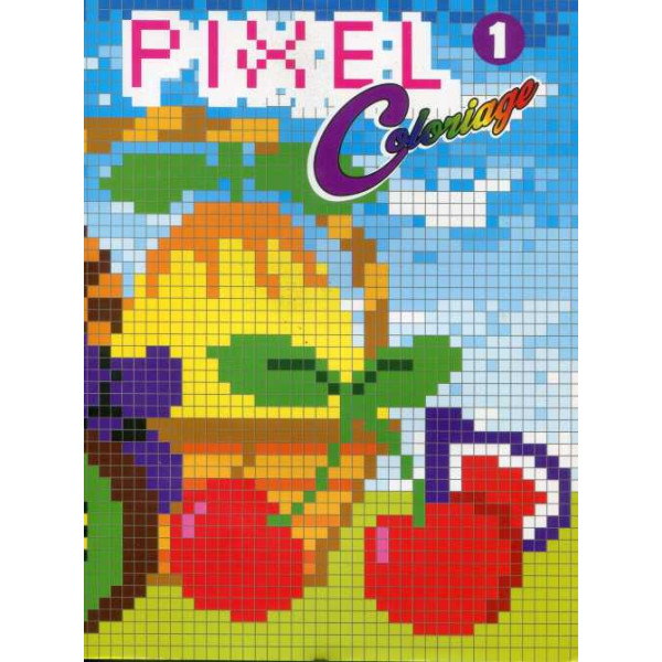 PIXEL Coloriage Fruits 1