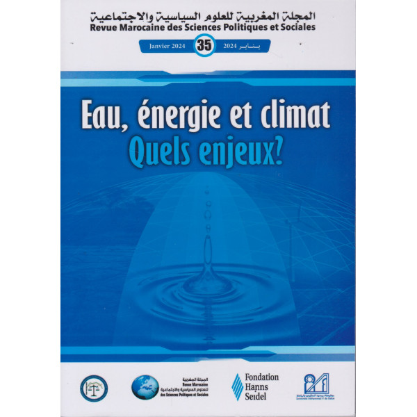 Revue marocaine de sciences politiques n°35 Eau énergie et climat quels enjeux?2024 