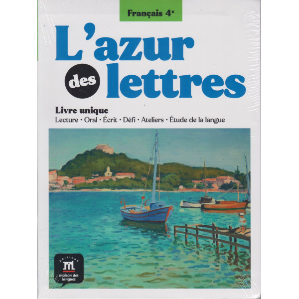 Pack L’azur des lettres Français 4e livre + CA 2024