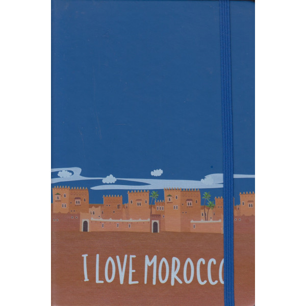 Bloc note 14.5*21 cm i* I love Morocco