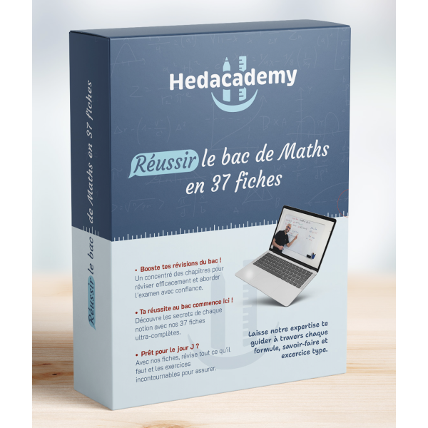Hedacademy - Réussir le bac de Maths en 37 fiches 
