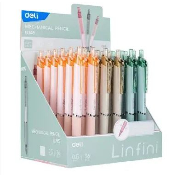 Porte mines Deli U745 0.5mm avec gomme