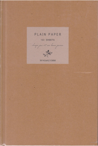 Agenda notebook Plain Peper 160 Sheets Agenda notebook Plain Peper 160 Sheets