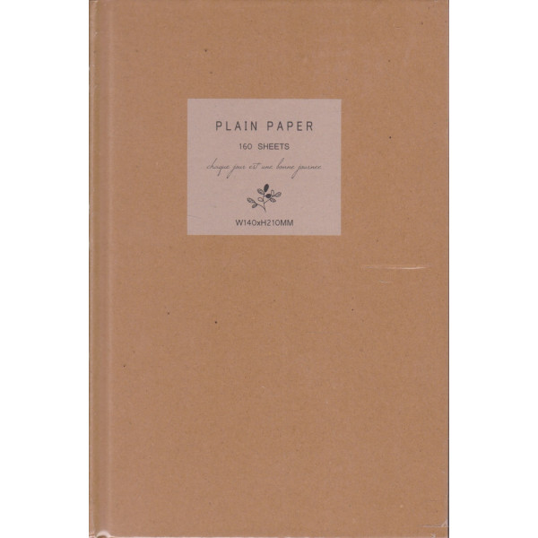 Agenda notebook Plain Peper 160 Sheets