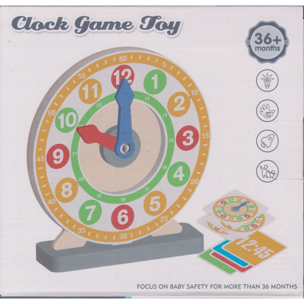 Clock game toy 36+ month