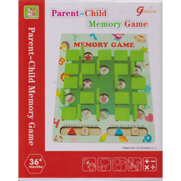 Parent-child memory game 36+ months