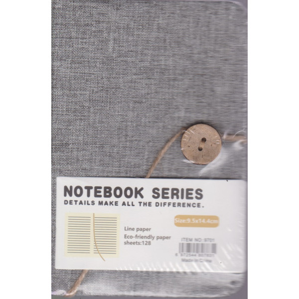 Notebook fabric cover 9.50X14.4