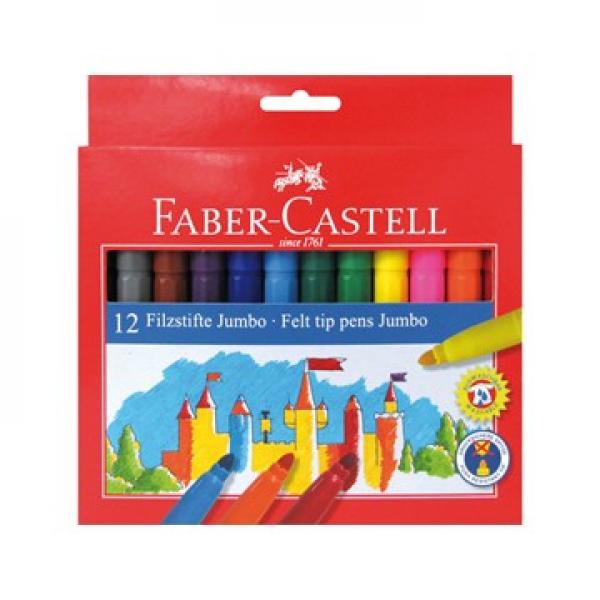 12 Feutres Faber Castell Jumbo 554312 