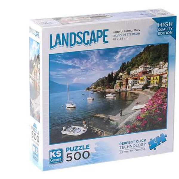 Puzzle lago di como 500 pieces