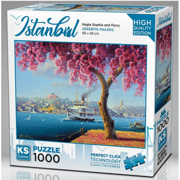 Puzzle Hagia sophia and ferry 1000 pieces