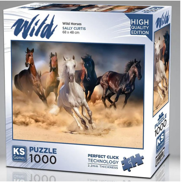 Puzzle wild horses 1000 pieces