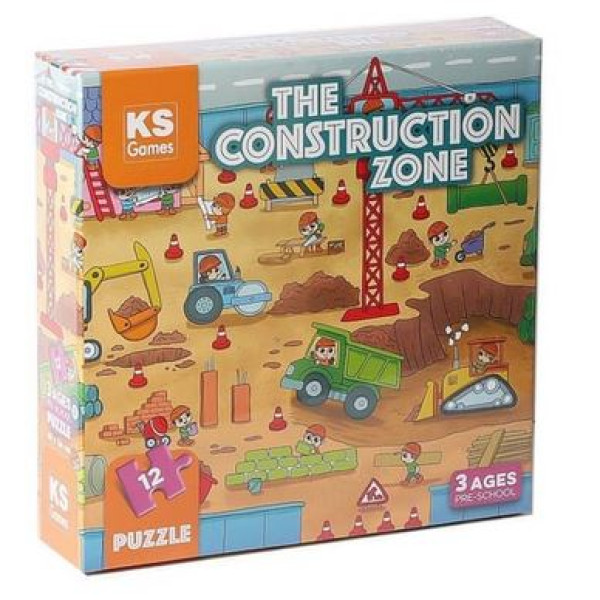 Puzzle the sonstruction zone Pre-School Puzzle 3 ans