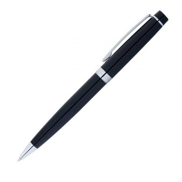 Stylo bille honour 38 noire Chromé