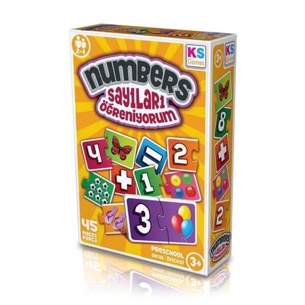 Ks Games preschool Numbers puzzle 3+