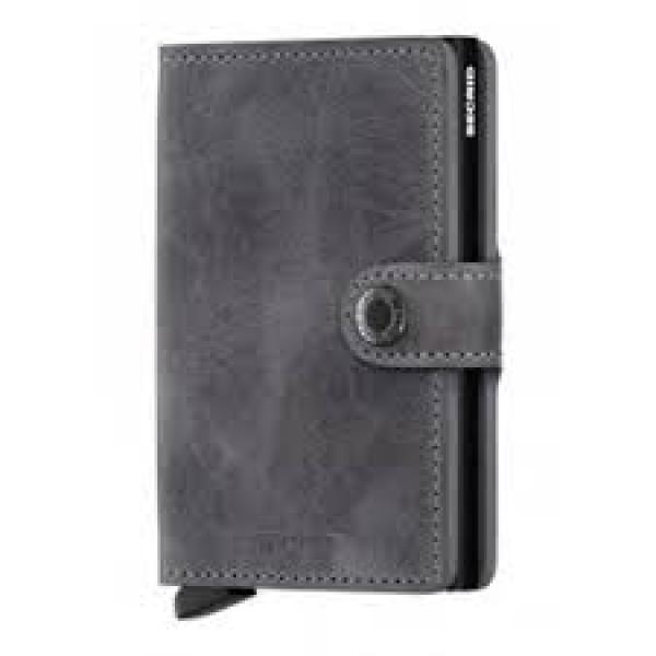 Miniwallet Vintage SE-MV-Grey-Black