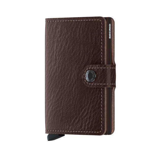 Miniwallet Veg Espresso Brown SE-MVG-Espresso-BR