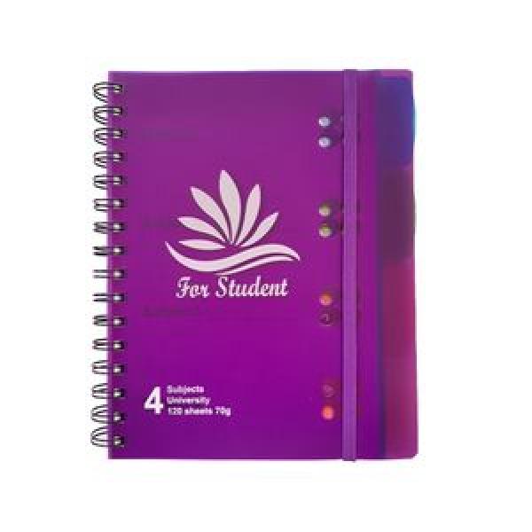 Cahier à sujet A5 spiral 4 sujet 70g 5*5 240p